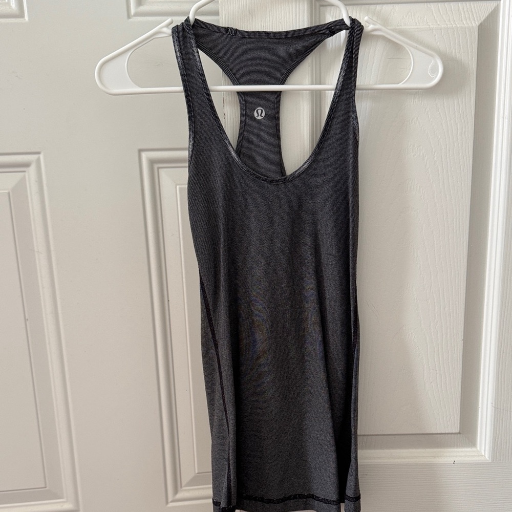 lululemon athletica Charcoal Gray Tank Top